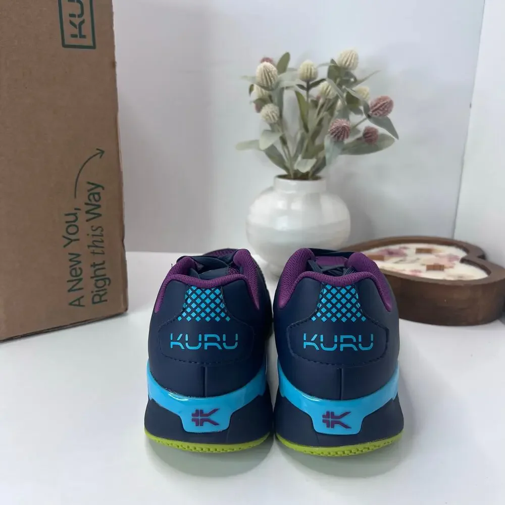 Kuru Quantum 2.0 Walking Comfort Sneaker Electirc Grape Blue Women 10.5M NWB